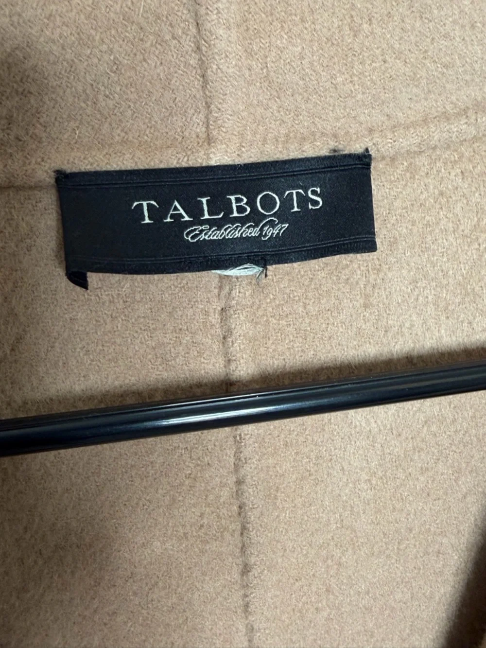Talbots Double Face Wool Blend Shawl Collar Coat - Picture 6 of 7
